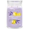 Yankee Candle Signature candela profumata, Limone Lavanda in giara grande, Candele di miscela di cera di soia lunga durata