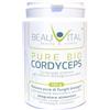 BEAUVITAL Pure Bio Cordyceps sinensis 100 g di polvere di funghi medicinali da agricoltura biologica dell'UE, vegana, senza additivi artificiali