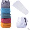 Popolini Set MaxiSnap Soft multicolore in spugna di cotone bio
