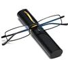 Hubeye Occhiale da lettura metallo Ultrasottile con la Cerniela a molla da Uomo e Donna Anti luce blu con la Custodia Clip Portatile 1.50