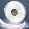 GOMING 12V COB Striscia LED Bianco Freddo 6000K 5M 312LED/M 11W/M CRI 93+ Alta Densità 1560LED Non Impermeabile IP20 Flessibile Luci LED per Natale Bar Decorazioni(Senza Alimentazione)