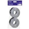 iternet Bobina in nylon dentato ultra resistente per fascettatrice FIXLOCK - Conf. 2 bobine Iternet nera - 0071