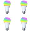 LEDLUX Lampada Led E27 ZigBee, Smart Led E27 9W, RGB CCT Dimmerabile, Compatible Con Alexa, Compatibile Con Philips HUE 3.0 (4)
