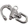 Moraphee Moschettone Girevole con Occhiello per Barca, Canottaggio, Barca a Vela, in Acciaio Inox 316, 87mm 2pcs