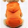 UWOOD Felpe con cappuccio per cani Vestiti per cani Cappotto Giacche Cotone Vestiti per cani Cucciolo Tuta per animali domestici per cani Costume per gatti Abiti per animali domestici (S, arancione)