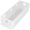 NINKA Banio 5018.11 20909 - Contenitore a 3 scomparti, in plastica, 251 x 84 mm, colore: Bianco traslucido