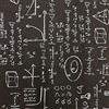 Kt KILOtela - Tessuto Canvas Stampato, Foderare, Divani, Tavolo, Sedia, Letto, Tende, Cuscini, Borse, Portafogli, 100 cm Lunghezza x 280 cm Altezza, Formule Matematiche, Bianco, Nero - 1 Metro
