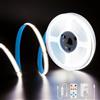 PAUTIX COB LED Strisce bianco freddo 6000K, 24V 5m 480LEDs/M Super Bright dimmerabili Luci a nastro LED sotto l'armadio con telecomando RF a 13 tasti per cucina Camera da letto Casa fai da te