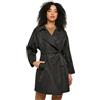Urban Classics Cappotto da Donna-Minimal Trench, Nero, XXL
