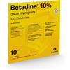 Betadine 10 garze 10x10 cm