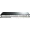 D-Link DGS-1510-52X/E, 52 porte Layer 2/3 Smart Managed Gigabit Stack Switch (48 x 10/100/1000 Mbit/s, 4 x 10 G SFP+) - Solo cavo di rete EU, Nero/Grigio