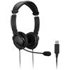 Kensington Cuffie USB-A classiche con microfono e controllo del volume