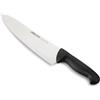 Arcos Coltello Chef con Lama in Acciaio Inossidabile Nitrum 250 mm - Coltello da Cucina Professionale Multipurpose con Manico Ergonomico in Polipropilene - Nero, Serie 2900