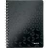 Leitz Blocco per appunti WOW A5 PP a quadretti, Nero