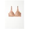 Tezenis Reggiseno Triangolo In Pizzo Riciclato Havana Donna Naturale
