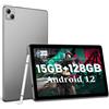 DOOGEE T10 Tablet 10,1 Pollici FHD+, 15GB RAM + 128GB ROM (TF 1TB), Android 12 Tablet con Batteria da 8300 mAh, Processore Octa-Core, Dual 4G LTE, WiFi 2,4/5G, Certificazione TÜV, 13 MP + 8 MP
