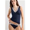 Intimissimi Slip In Pizzo Floreale Pretty Flowers Blu