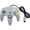 OSTENT Cablata Controllore Gamepad Joystick Joypad Compatibile per Nintendo 64 N64 Console Videogioco Colore Grigio