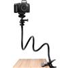 Faderr Supporto per webcam, braccio flessibile per webcam a collo di cigno con morsetto per fotocamera, per webcam Logitech C920s, C930e, C930, C920, C922x, C922, Brio 4K, C925e, C615 (nero)