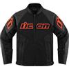 Icon Mesh Af™ Leather Jacket Nero S Uomo