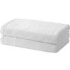 Degrees home - Set 2 Asciugamani da Bagno o Doccia - Set Asciugamani - 100% Cotone - 480g/m2 - 130x65 cm - Bianco