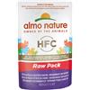 Amicafarmacia Almo Nature HFC Raw Pack Filetto di Pollo e Prosciutto alimento umido per gatti adulti 55g