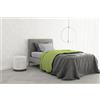 Italian Bed Linen Completo letto 100% Cotone TRENDY CHIC, Singolo, Verde Acido