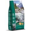 Necon Pet Food Natural Wellness Adulto Salmone & Riso 1.5 kg, Cibo per Gatti Adulti, Crocchette Low Grain ricche Proteine e Omega 3, qualità Premium, Senza Conservanti ne Coloranti, Made in Italy