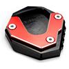 CCYYMOWOK Estensione Laterale Cavalletto Moto Accessori per HONDA TRANSALP XL 750 2024 2025 XL750 CB750 HORNET CB1000 SP CB 750 1000 Hornet per XADV NC750X 2017 2018 2019 X ADV 750 (Rosso)