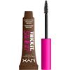 NYX Professional Makeup Thick It. Stick It! Mascara per Sopracciglia, Colora e Infoltisce per 16H di Durata, Brunette