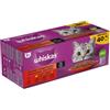 Whiskas 1+ Classic Selezione in salsa umido per gatti multipack (bustine 85 g) 1 confezione (40 x 85 g)