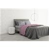 Italian Bed Linen Completo letto 100% Cotone TRENDY CHIC, Matrimoniale, Rosa