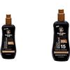 Australian Gold Olio Secco Intensificatore Solare - 237 ml & Sunscreen Spf15 Spray Gel With Instant Bronzer 237 Ml