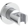 Ideal Standard - Multi Suite, Supporto tondo a parete per doccetta, Cromato