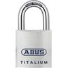 ABUS 562327-80TI/45KA8012 Candado Titalium arco Nano protect y llave de 6 pitones 45 mm llaves iguales