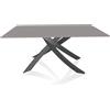 BONTEMPI CASA tavolo con struttura antracite ARTISTICO 20.13 160x90 cm