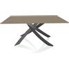 BONTEMPI CASA tavolo con struttura antracite ARTISTICO 20.13 160x90 cm