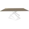 BONTEMPI CASA tavolo con struttura bianca ARTISTICO 20.01 200x106 cm