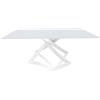 BONTEMPI CASA tavolo con struttura bianca ARTISTICO 20.01 200x106 cm