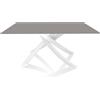 BONTEMPI CASA tavolo con struttura bianca ARTISTICO 20.13 160x90 cm