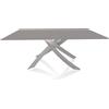 BONTEMPI CASA tavolo con struttura grigio chiaro ARTISTICO 20.00 180x106 cm