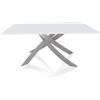 BONTEMPI CASA tavolo con struttura grigio chiaro ARTISTICO 20.13 160x90 cm