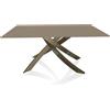 BONTEMPI CASA tavolo con struttura in ottone anticato ARTISTICO 20.13 160x90 cm
