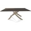 BONTEMPI CASA tavolo con struttura sabbia ARTISTICO 20.00 180x106 cm