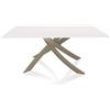 BONTEMPI CASA tavolo con struttura sabbia ARTISTICO 20.13 160x90 cm