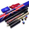CUESOUL 57 Handcraft 3/4 snown Snooker Snooker Cue con Union Jack Flag Design