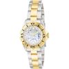 Invicta Pro Diver - Orologio da Donna in Acciaio Inossidabile con Movimento al Quarzo - 30 mm, Bicolore/Bianco
