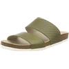 Apple of Eden Panta, Sandali Punta Aperta Donna, Verde Cachi, 42 EU