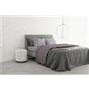Italian Bed Linen Completo letto 100% Cotone TRENDY CHIC, Matrimoniale, Rosa Antico