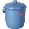 TATAY Secchio con Coperchio e Manico 17L | Design Compatto e Funzionale | Ideale per Pulizie e Raccolta Acqua | Uso Interno ed Esterno | Plastica Resistente Senza BPA | 35x33x36 cm, Blu